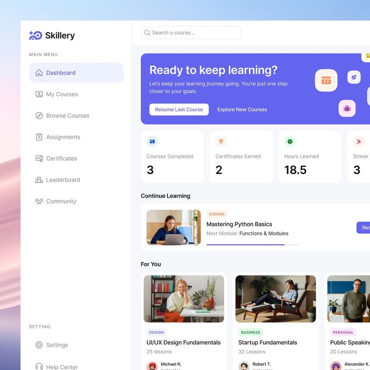 EduSpace - Online Course & Cohort Platform